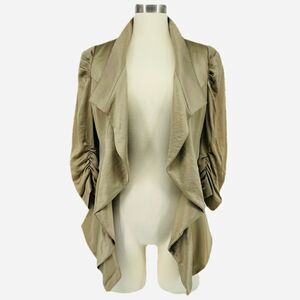 bebe Ponte Waterfall Jacket Blazer